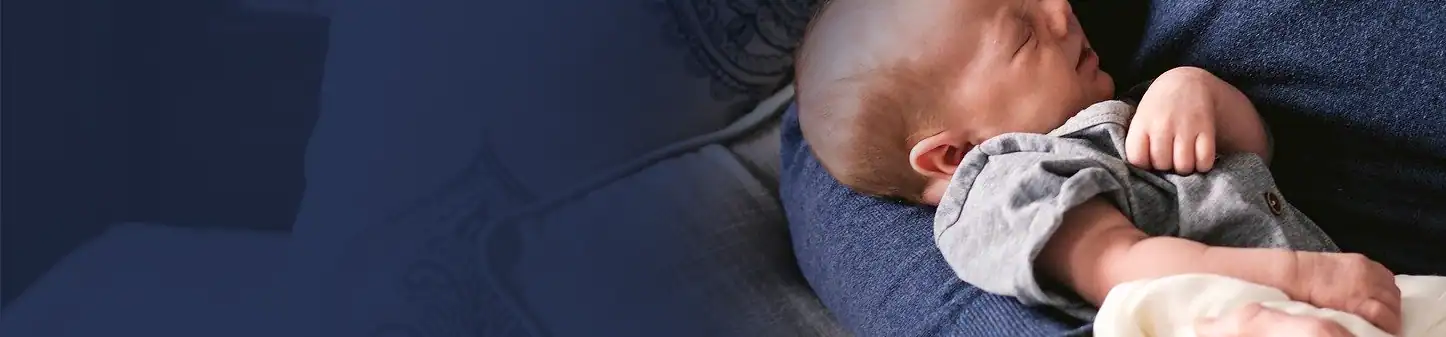 A peaceful baby sleeping